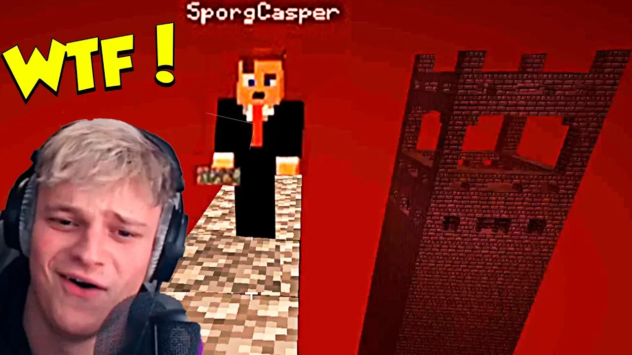 CASPER OG JEG FINDER ET TÅRN I NETHER!