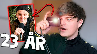 Tester et kamera på alder med min lillebror