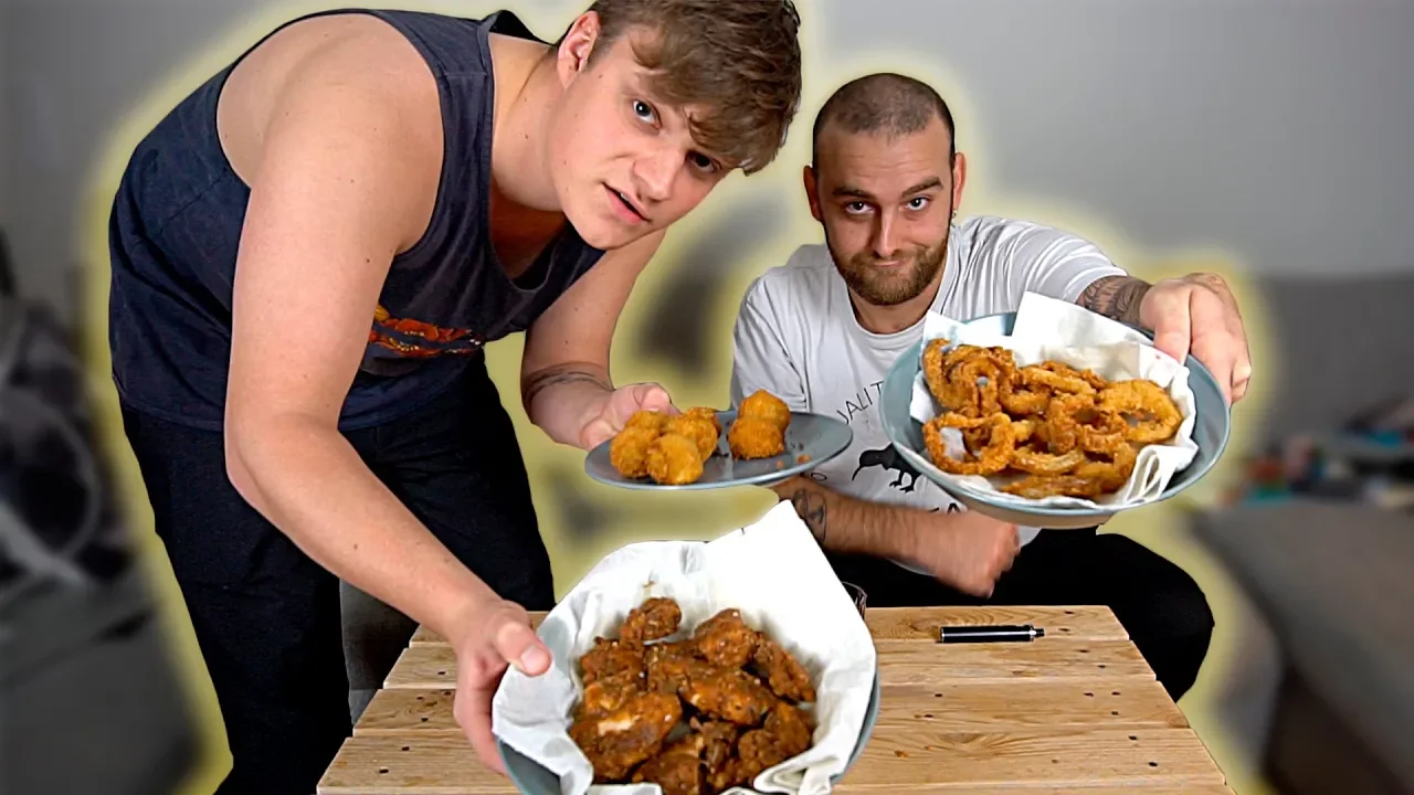 Fråder Fredag - Snackkurv (Cheese tops, løgringe & kylling)