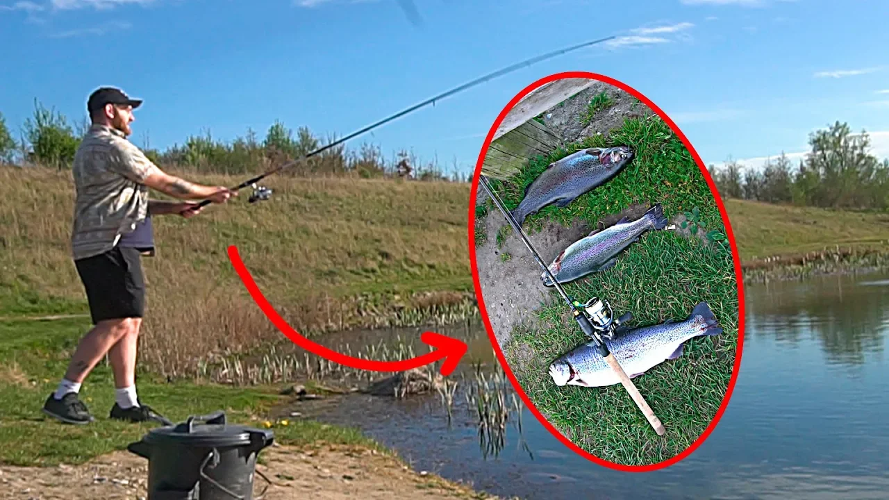 Fråder Fredag - Fanger en fisk og spiser den