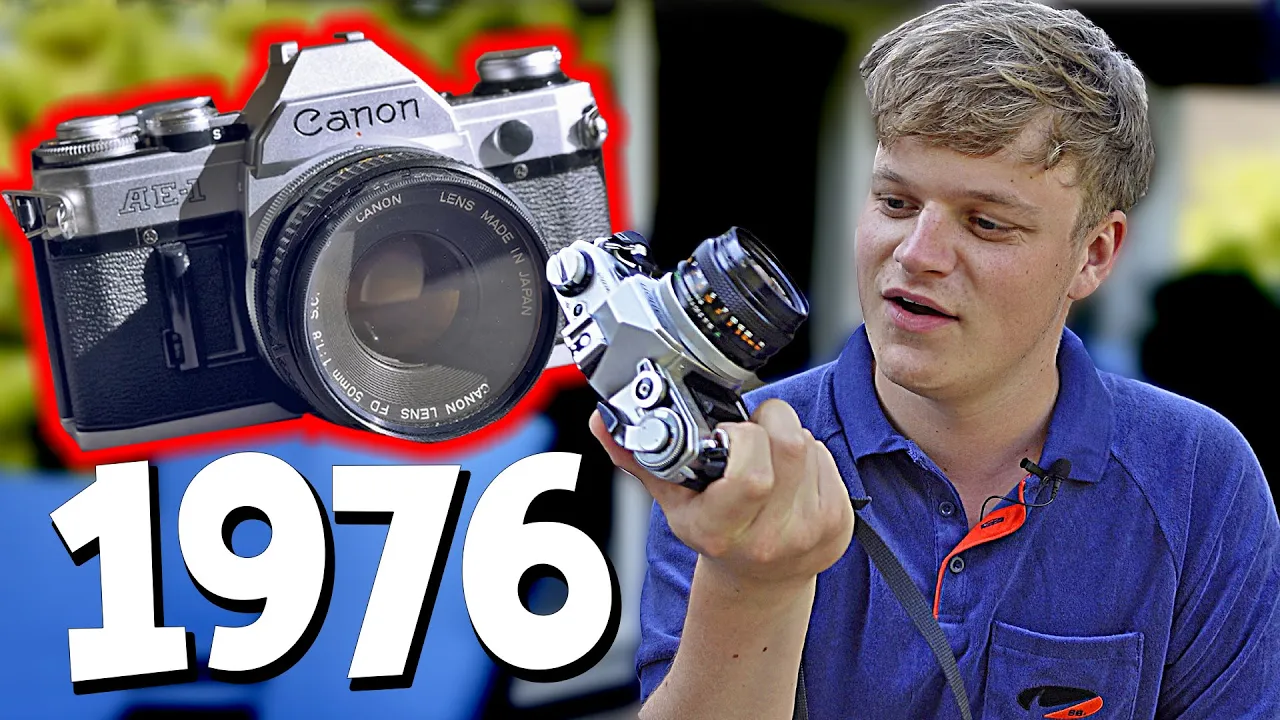 TESTER ET CANON KAMERA FRA 1976