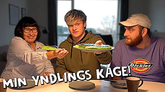 Fråder Fredag - Grøn "Giftkage" med Rosa