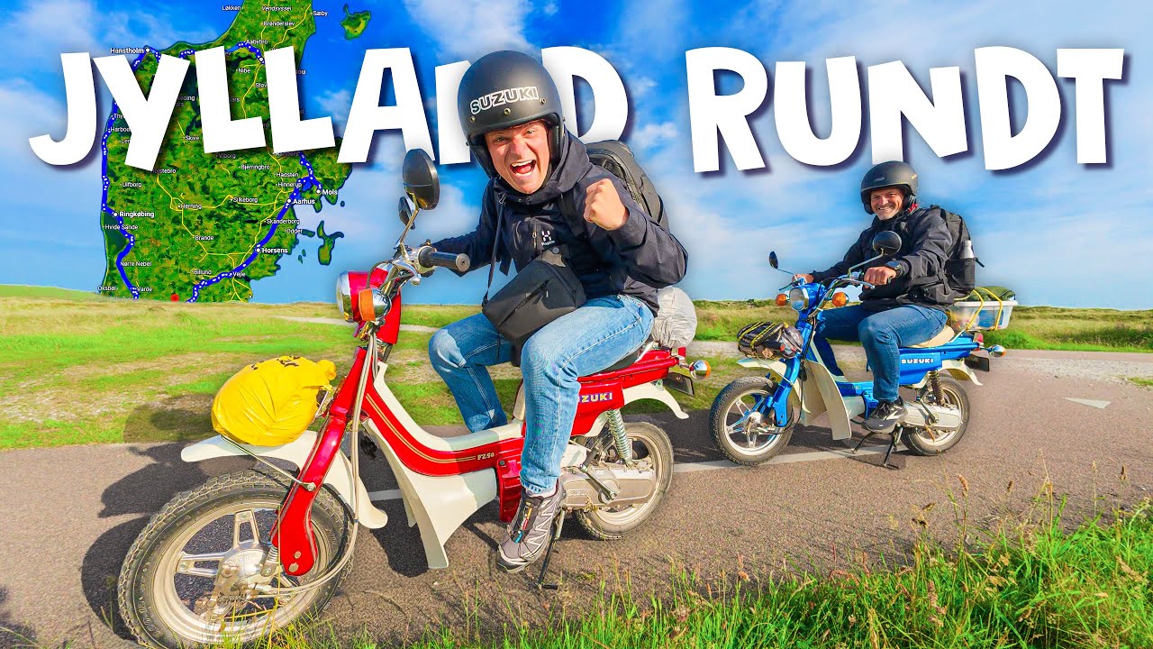 Hele knallertturen med min far