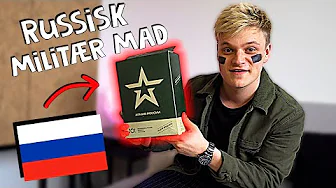 EN KASSE MED RUSSISK MILITÆR MAD