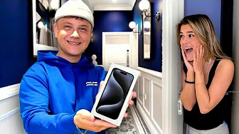 Jeg Overrasker Kamilla Med En iPhone 15 Pro Max