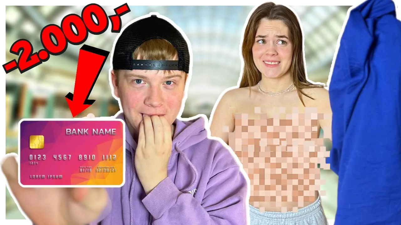 VI KØBER HINANDENS TØJ! (Kæmpe Fail..)