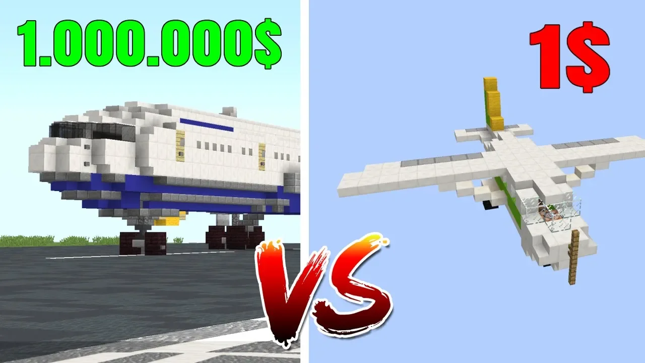$1 FLY vs $10,000 FLY I MINECRAFT!! - Dansk