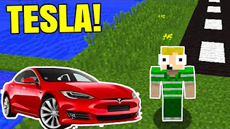 Jeg Køber En TESLA I Minecraft!!