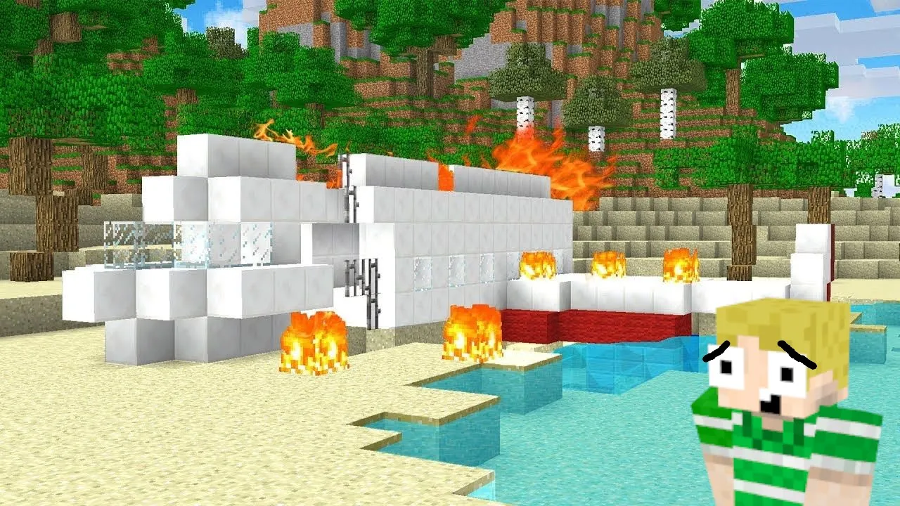 FLYSTYRT #01: DEN ENESTE OVERLEVENDE!! (Dansk Minecraft)