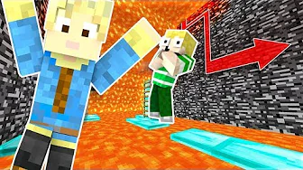 Dansk Minecraft - LØB FRA LAVA!!