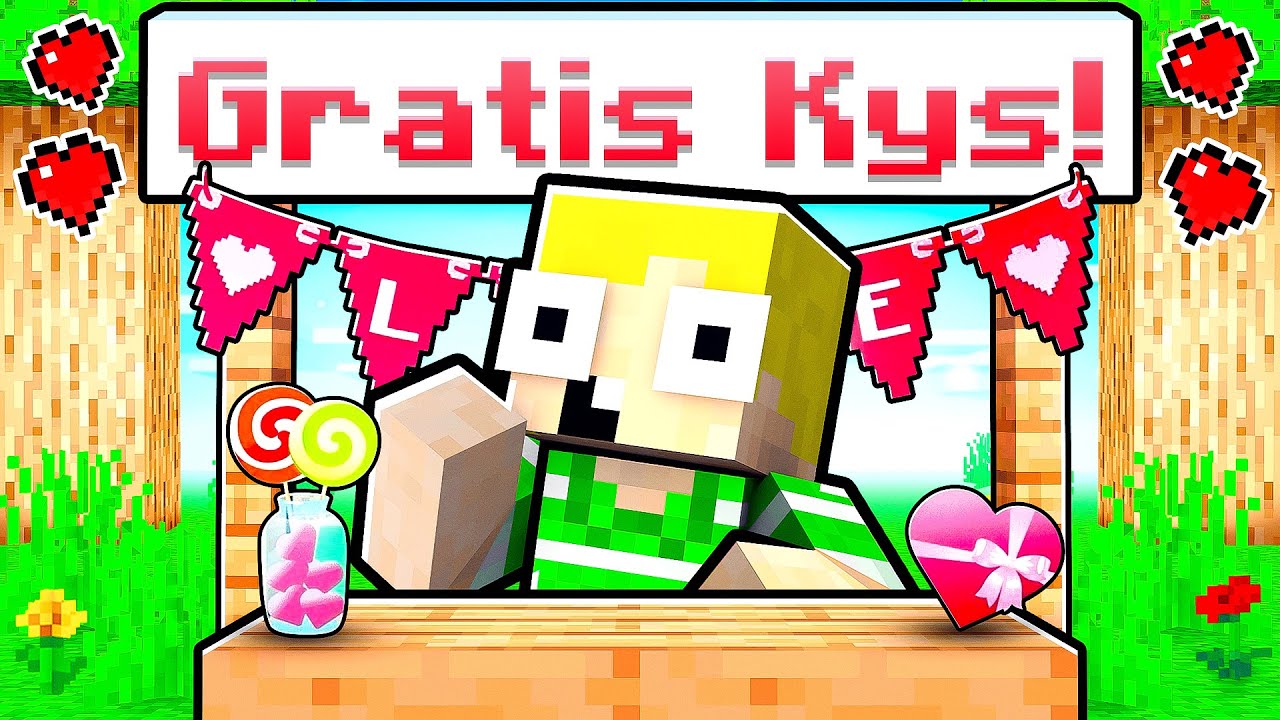 Emil Åbner En KYSSE BUTIK I Minecraft!!