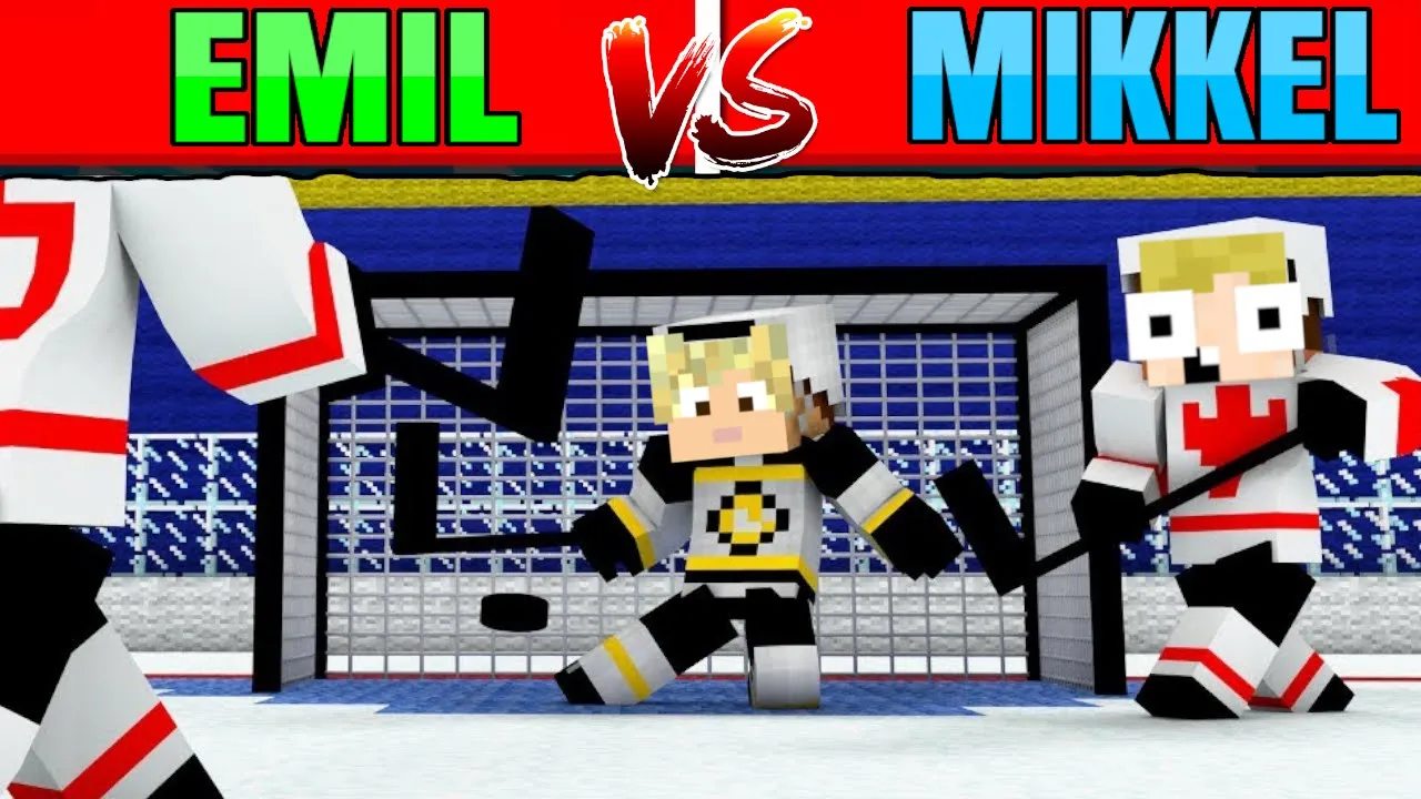 EMIL VS MIKKEL - IS HOCKEY!!