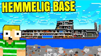 😲HEMMELIG BASE I EN UBÅD!!😲 - Dansk Minecraft