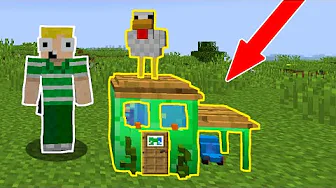 BYGGER ET HUS I EN EMERALD BLOCK!! - Dansk Minecraft