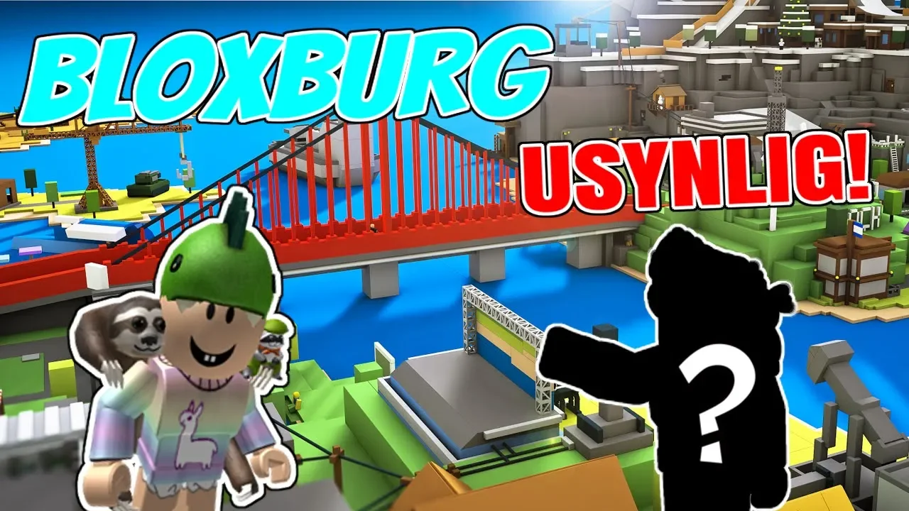 VI ER USYNLIGE!! - Roblox Bloxburg #3 (Dansk)