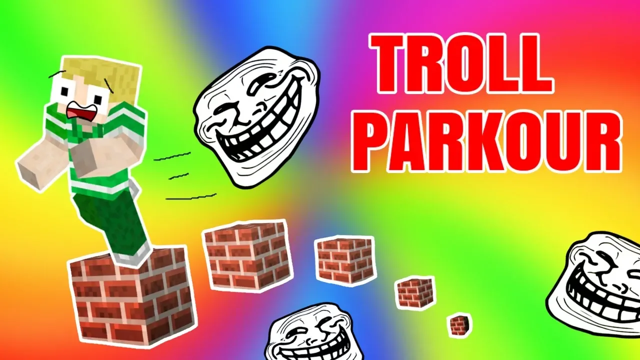 TROLL PARKOUR!! - Dansk Minecraft