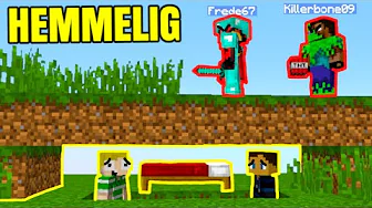 VI BYGGER EN HEMMELIG BASE I BEDWARS! - Med JudexGaming