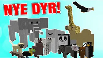 NYE DYR I MINECRAFT!! - Dansk