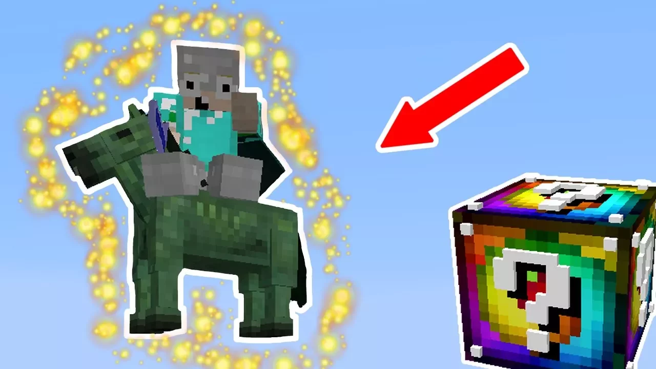 Dansk Minecraft - Lucky Blocks #36: EN FLYVENDE HEST!!