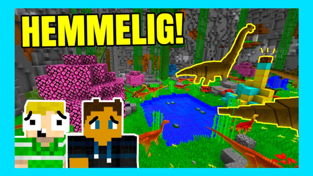 😲FINDER EN HEMMELIG DINOSAUR GROTTE!!😲 - Dansk Minecraft Titanic #22