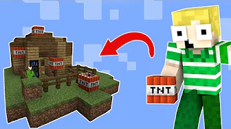 Dansk Minecraft - SPRÆNGER HUSE!!