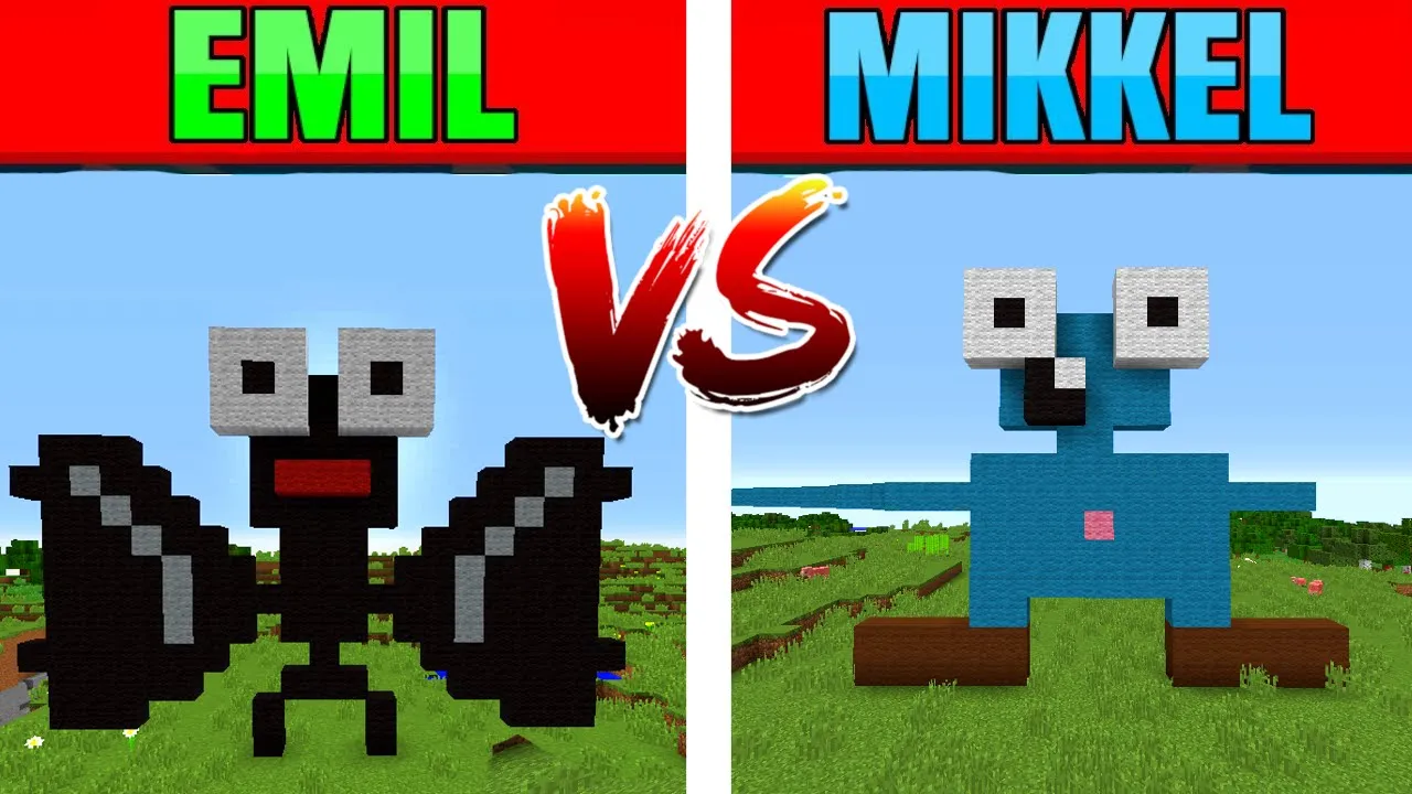 EMIL VS MIKKEL - BYGGE KAMP!!