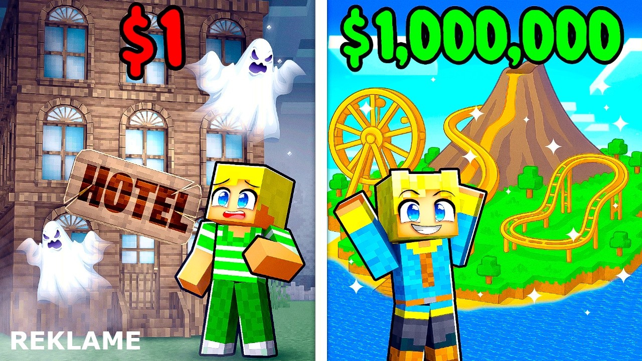 Billigste VS Dyreste FERIE i Minecraft?!