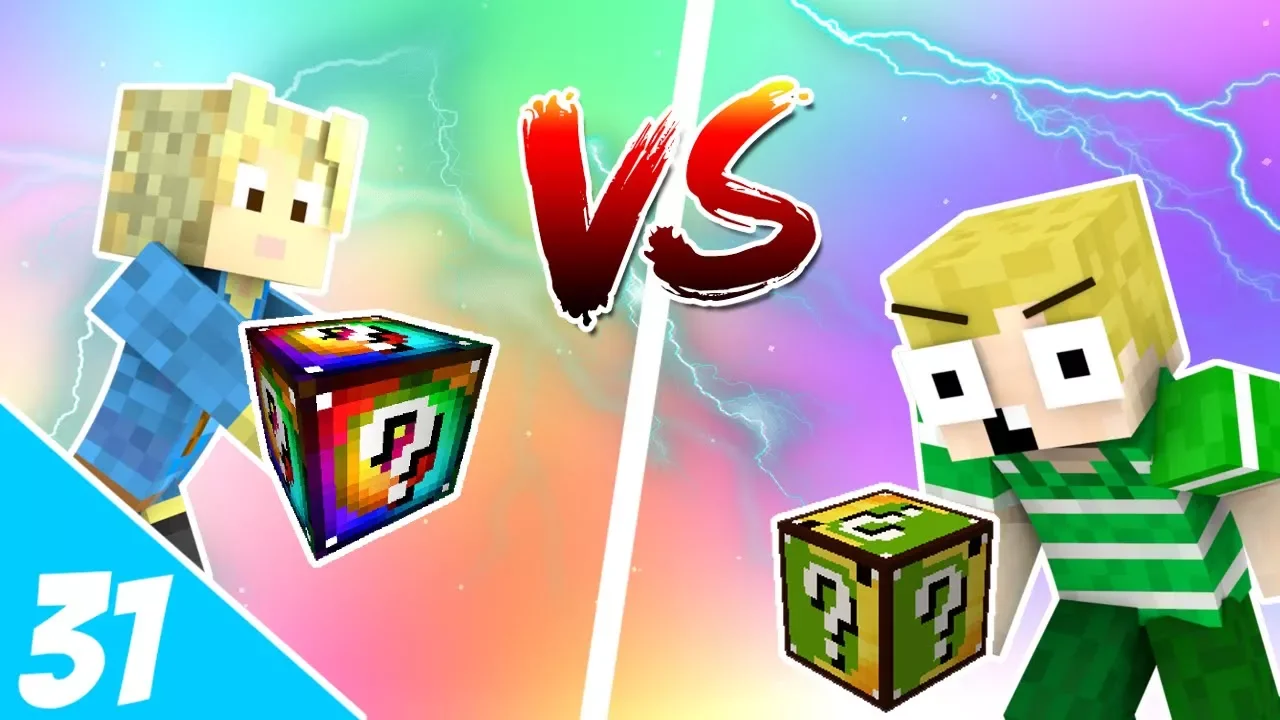 Dansk Minecraft - LuckyBlock Verden #31: VILDESTE LUCKY KAMP!!