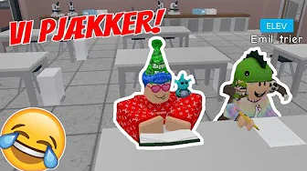 Dansk Roblox - High School #1: FØRSTE SKOLE DAG!!