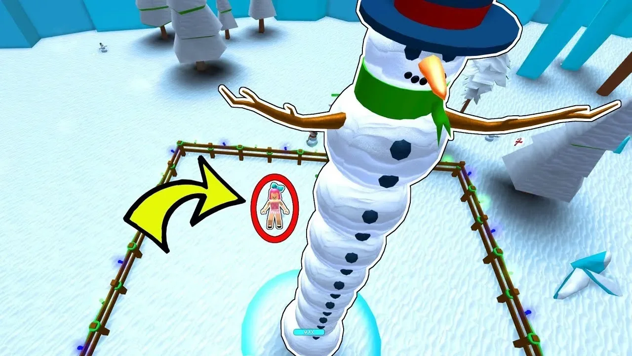 Dansk Roblox - Snowman Simulator #1: DEN STØRSTE SNEMAND!!
