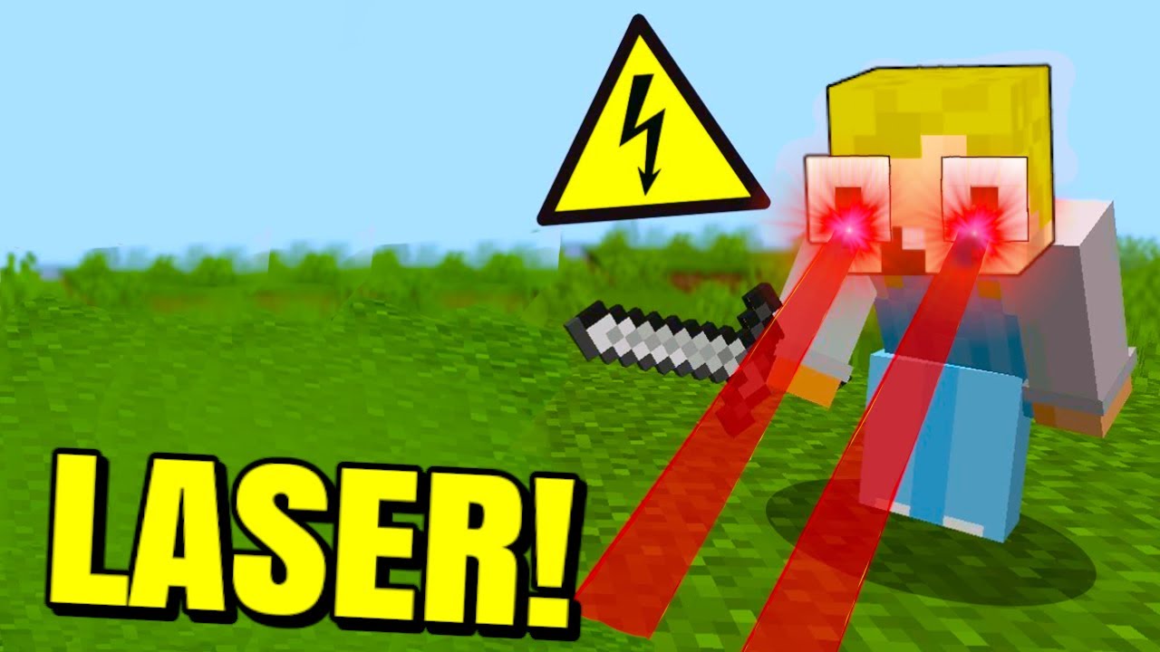 Jeg Har LASER ØJNE I Minecraft!!