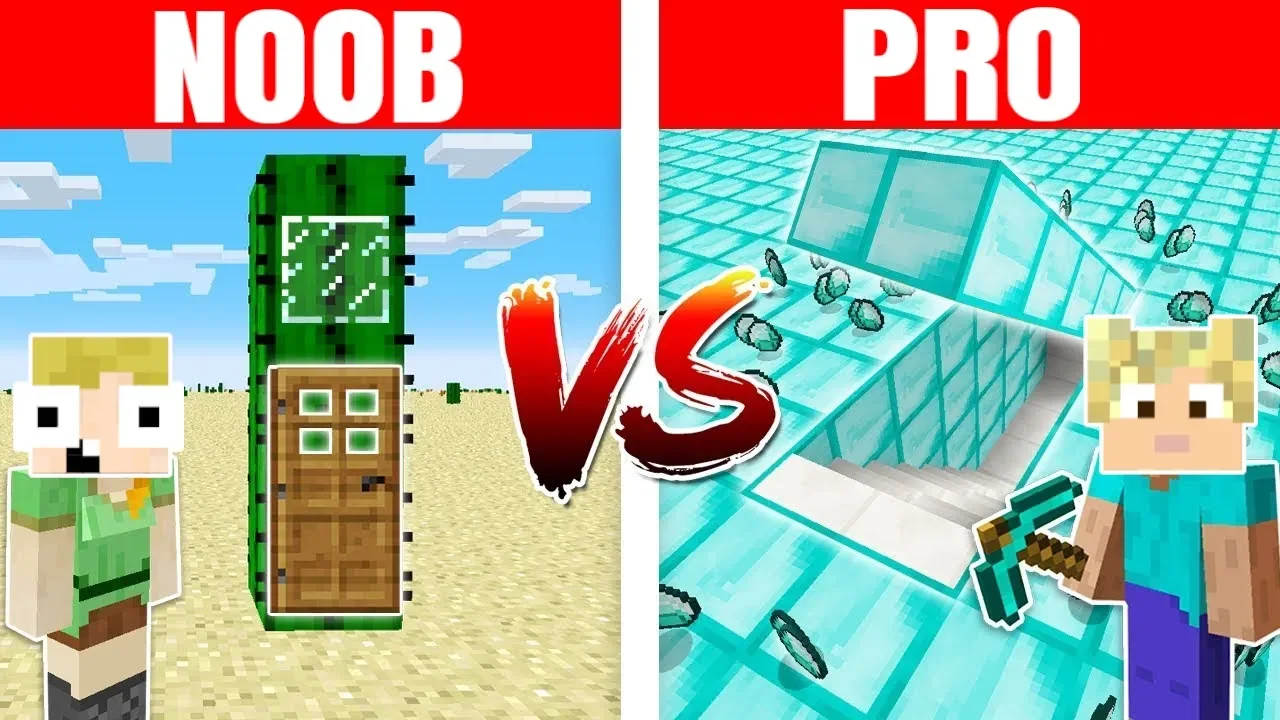 NOOB vs PRO :: HEMMELIG BASE!! - Dansk Minecraft