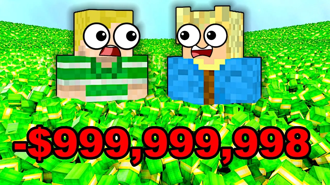Vi Bruger $1.000.000 I Minecraft!!