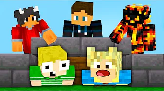 Vi Flygter Fra YOUTUBERE I Minecraft!!