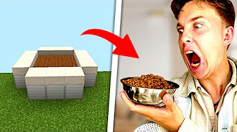 Byg og Spis #20: JEG SPISER HUNDEMAD!! - Dansk Minecraft