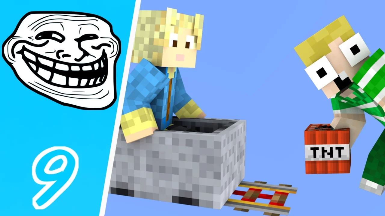 Dansk Minecraft - Trolling #09: ROLLER-COASTER TROLL!!