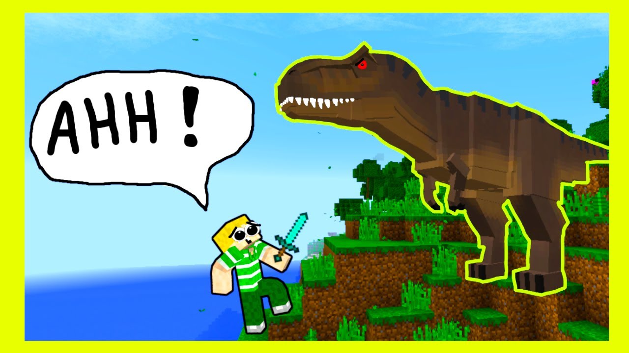🤬EN DINOSAUR ANGRIBER OS!!🤬 - Dansk Minecraft Titanic #8