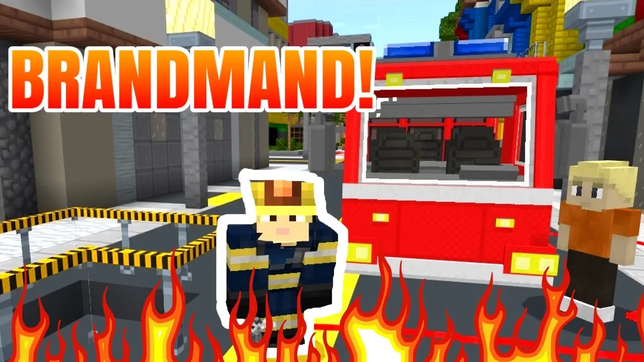MIKKEL SOM BRANDMAND! - Dansk Minecraft