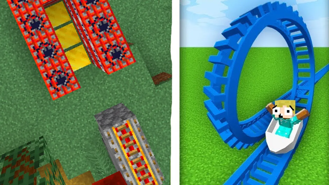 $1,000,000 ROLLER COASTER?! - Dansk Minecraft