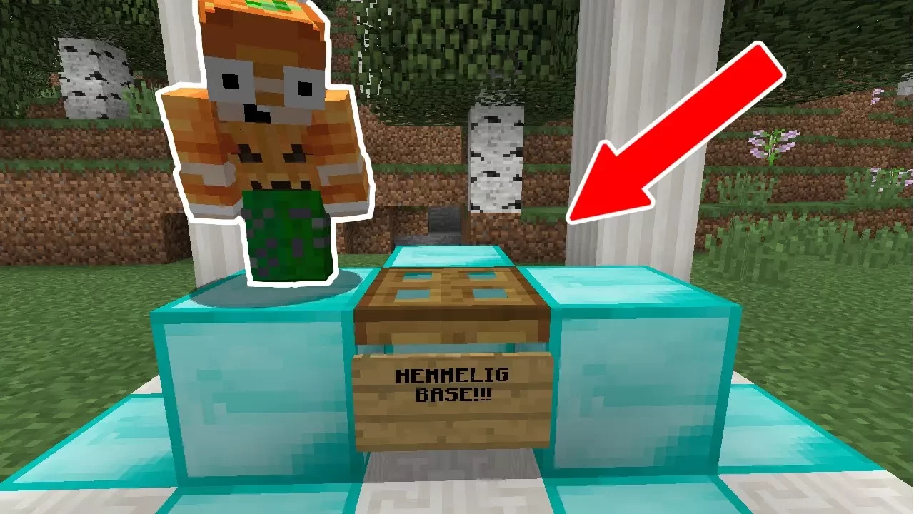 Dansk Minecraft - MeNation #02: HEMMELIG BASE!!