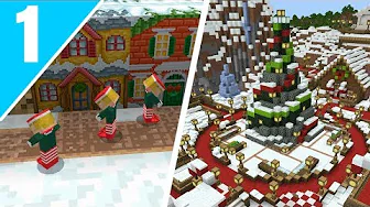 Dansk Minecraft - Julemandens By #01: DE MINDSTE NISSER!!