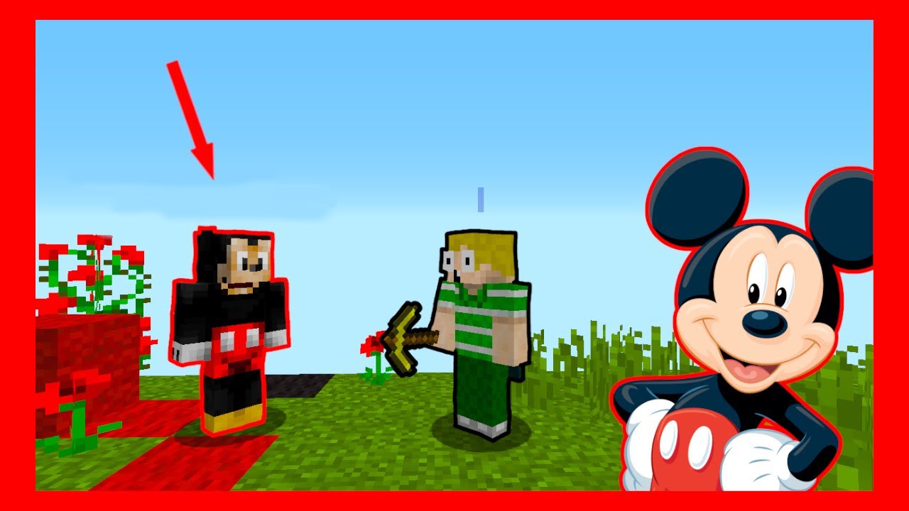 😲MØDER MICKEY MOUSE I MINECRAFT!!😲 - Dansk Minecraft