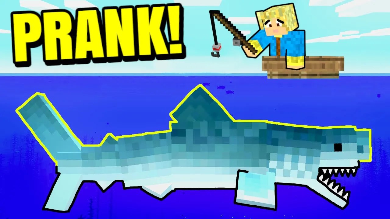 HAJ PRANK På MIKKEL!! - Dansk Minecraft