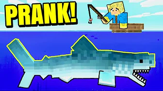 HAJ PRANK På MIKKEL!! - Dansk Minecraft