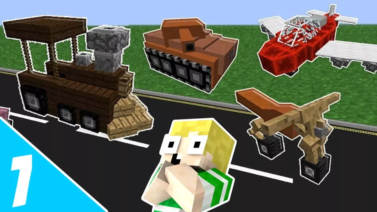 FLY / BILER / TANKS I MINECRAFT!! - Dansk