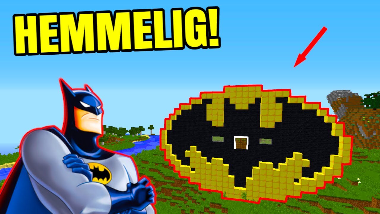 😲BATMAN'S HEMMELIGE BASE!!😲 - Dansk Minecraft