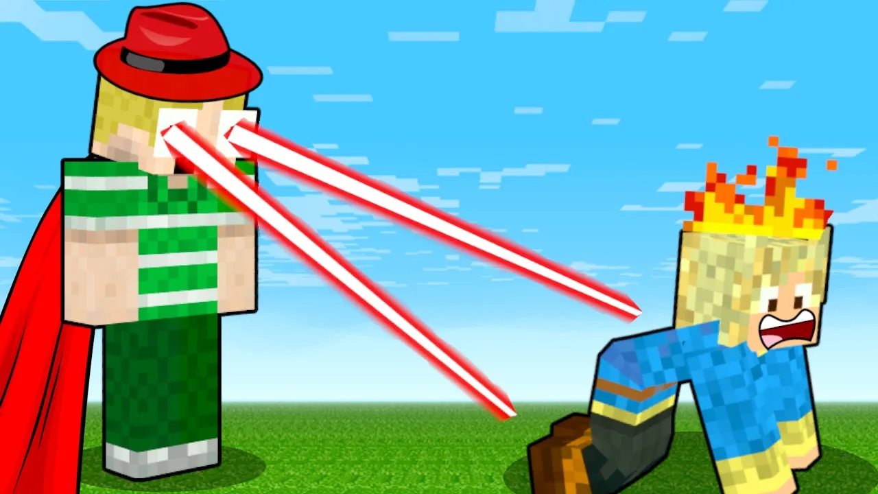 Jeg Er Superhelt I Minecraft!!