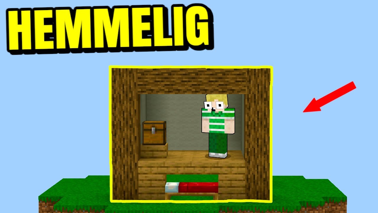 BYGGER HEMMELIG BASE I BEDWARS!! - Dansk Minecraft