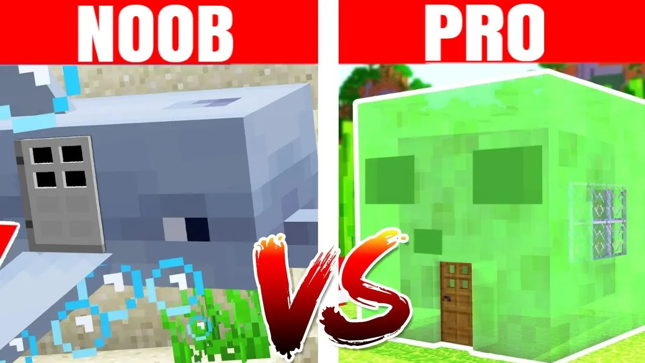 NOOB vs PRO :: HEMMELIGE BASER!! - Dansk Minecraft