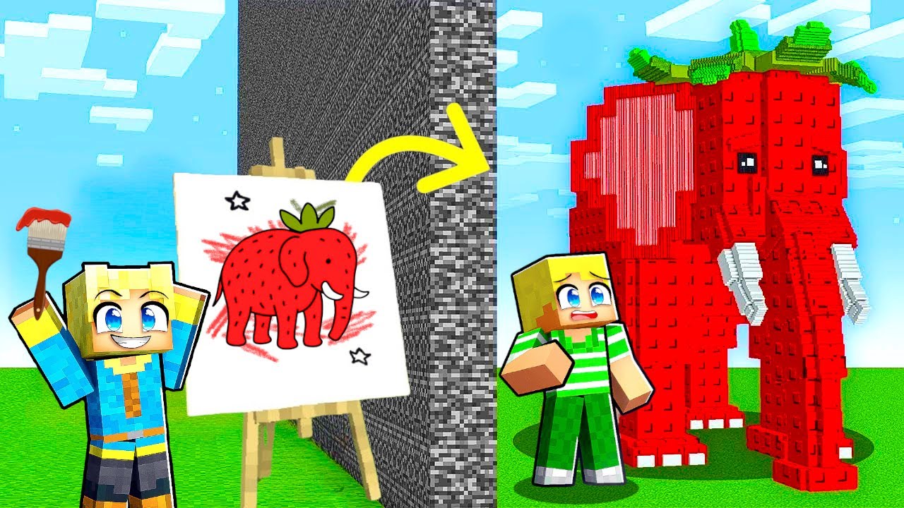 Jeg Snyder Emil I Byggekonkurrence I Minecraft!!